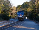 Amtrak Train 186 Arriving in Williamsburg